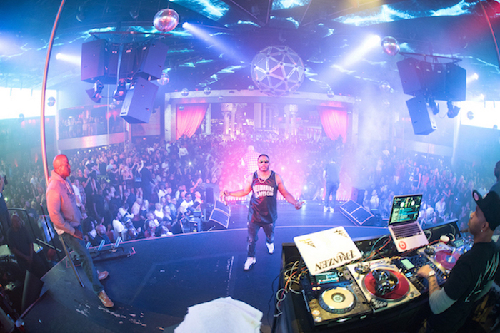 Nelly performs at Drai's Nightclub. 