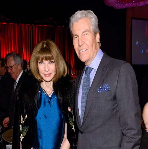 Anna Wintour and Terry Lundgren at the FIT gala honoring Lundgren