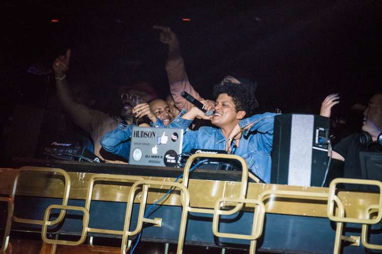 Bruno Mars performs at The Bank Nightclub 
