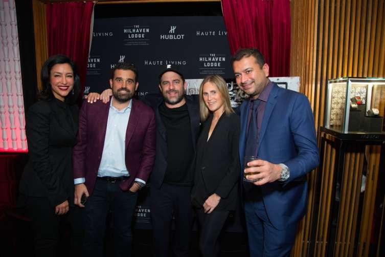 Violet Camacho, Seth Semilof, Brett Ratner, Capucine Huard, and Kamal Hotchandani Celebrate Cover Launch