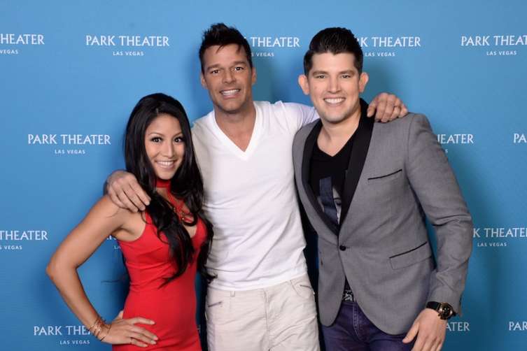 Jasmine Trias, Ricky Martin and Ben Stone