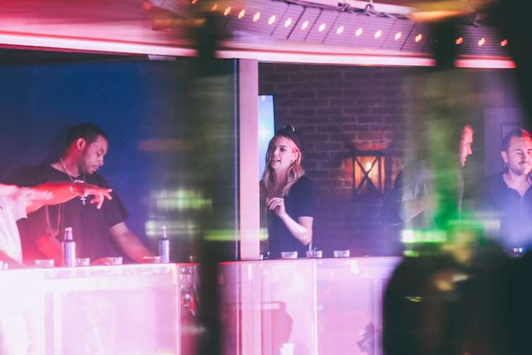 Kate Upton at Jewel Nightclub. 