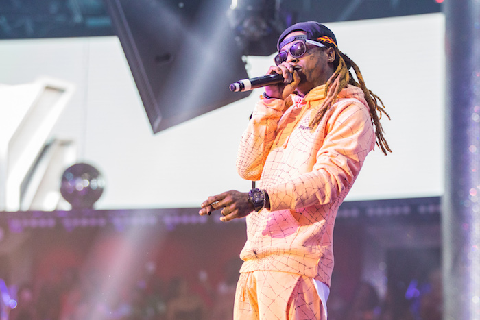 Lil Wayne performs at Drai's Nightclub. 
