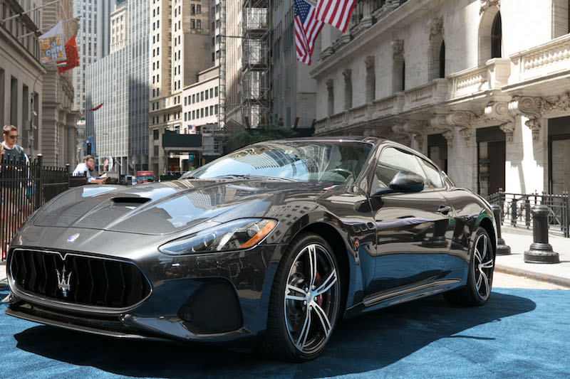 Maserati GranTurismo Model Year 2018 at NYSE_June 27 2017