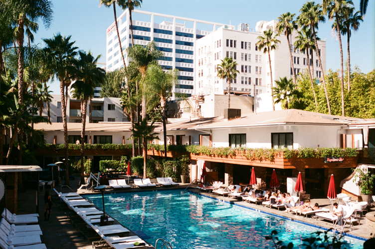 Tropicana Pool at the Hollywood Roosevelt Hotel 