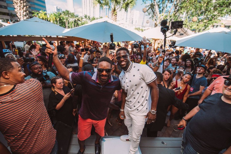 DJ IRIE and Kevin Hart