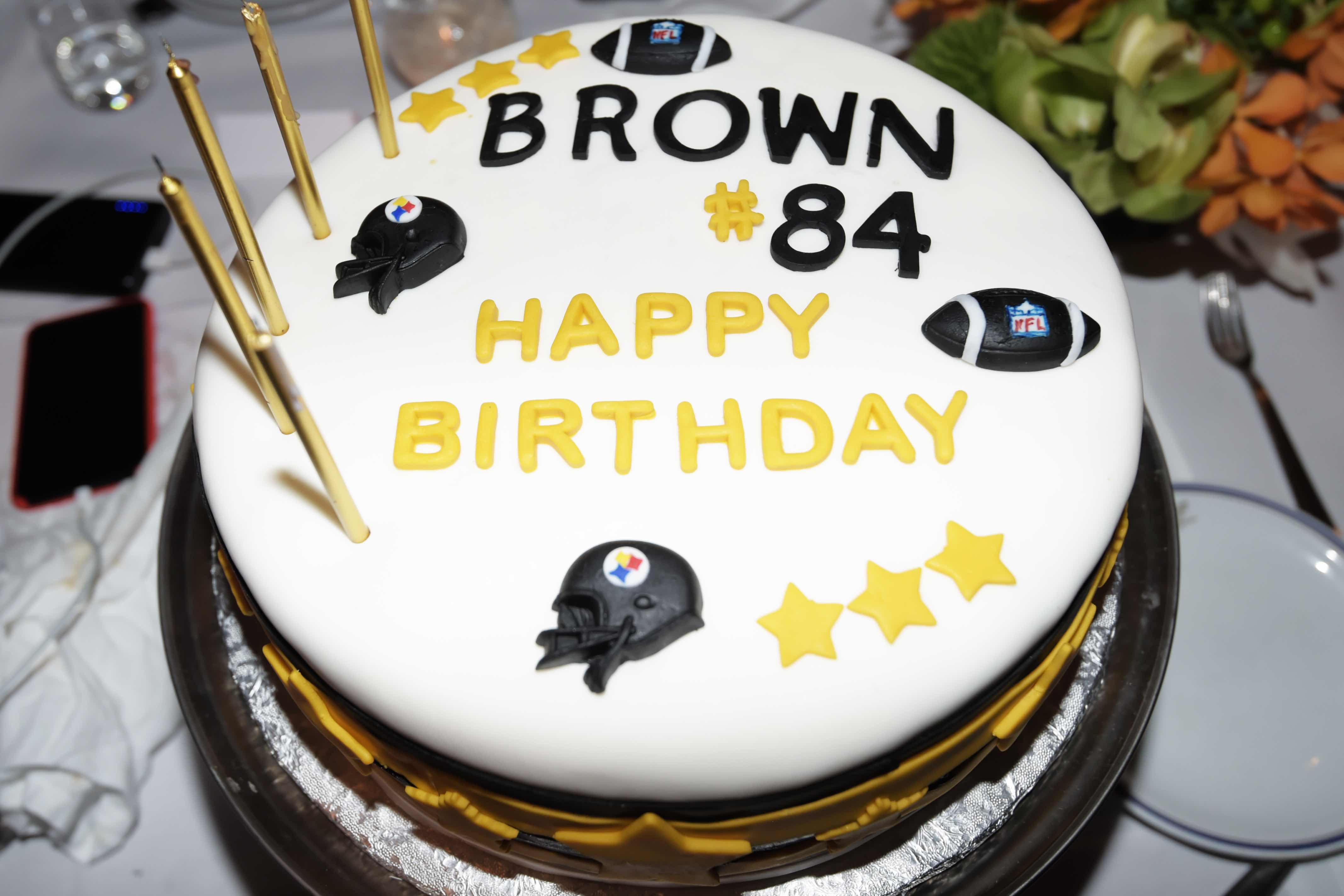 Antonio Brown's Birthday Cake