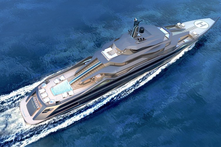 Roberto-Curto-yacht-concept-Mauna-Kea-aerial-view