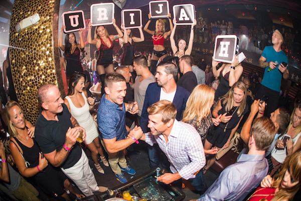 Urijah Faber celebrate his Hall of Fame induction at Tao Nightclub.