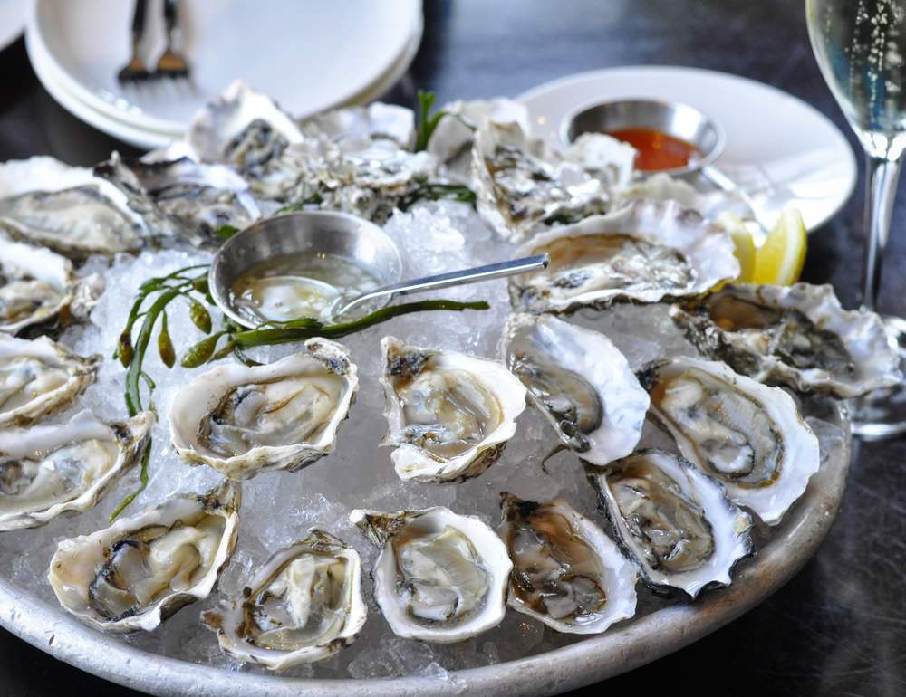 One+of+many+oyster+platters+from+Waterbar+San+Francisco