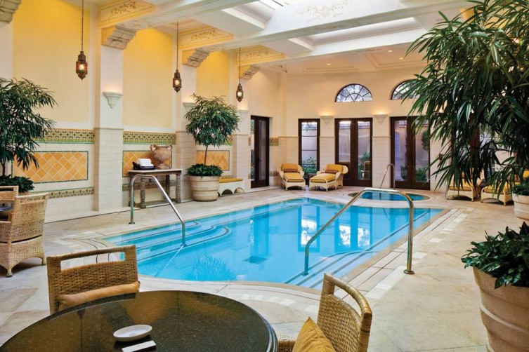 The pool at the Mansion at the MGM Grand.