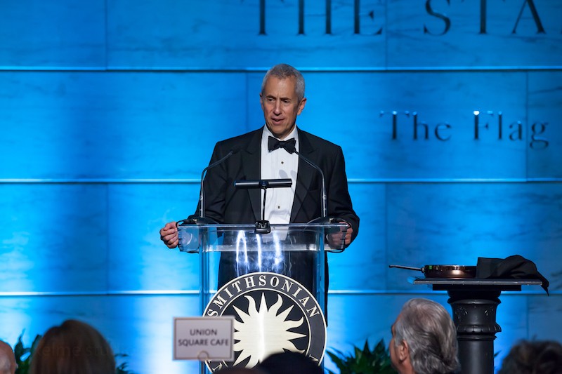 Danny Meyer shares remarks at the Smithsonian Food History Gala.