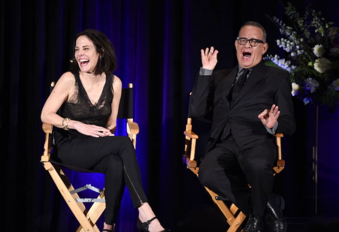 Mary-Louise Parker and Tom Hanks 