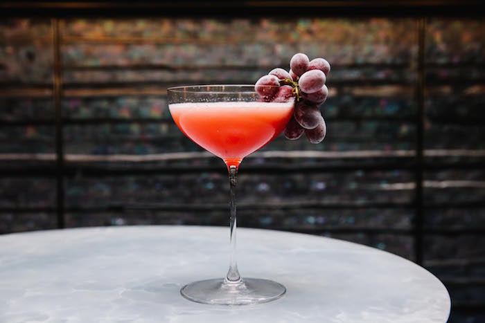 "I love how many different forms of “grape” we see around the world. I wanted to combine as many different ones I could and form an ultimate grape cocktail. Naturally I took the pisco sour as my starting point and layered from there." - Thomas Waugh
