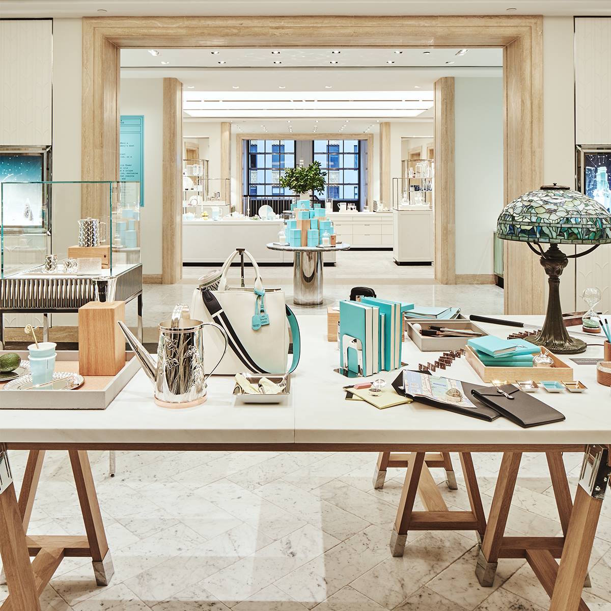 The new home and accessories floor at Tiffany's New York flagship