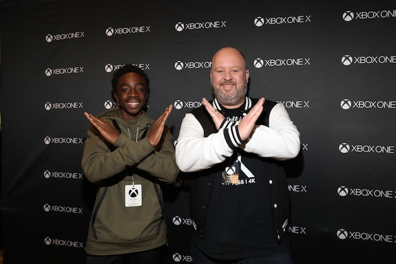 World’s Most Powerful Console Xbox One X Worldwide Launch at the Fifth Ave. Microsoft Store 