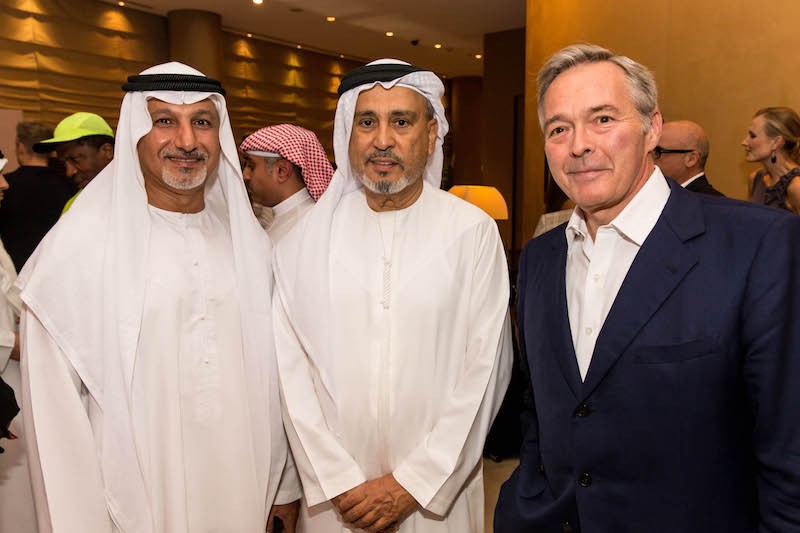 L to R: Mohammed Al Ghaith, Abdul Hamied Seddiqi and Karl Friedrich Scheufele