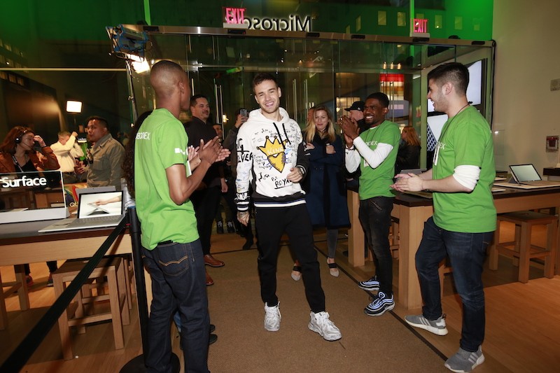 Liam Payne at World’s Most Powerful Console Xbox One X Worldwide Launch at the Fifth Ave. Microsoft Store 