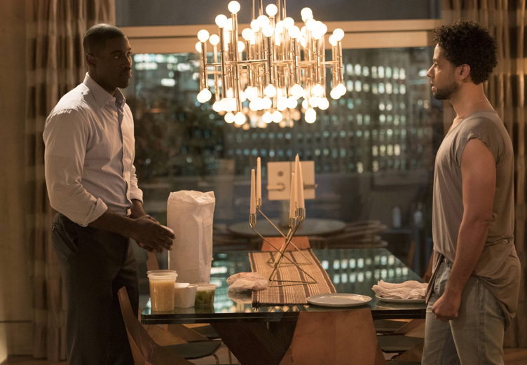Terrell Carter and Jussie Smollett in the "Evil Manners" episode of EMPIRE on FOX 
