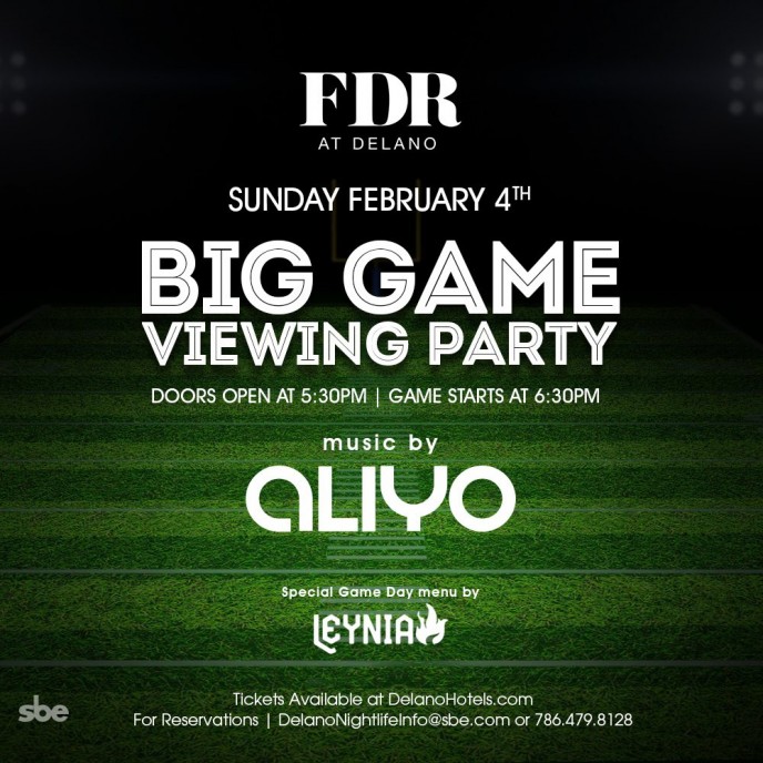 Super Bowl Viewing Party at FDR