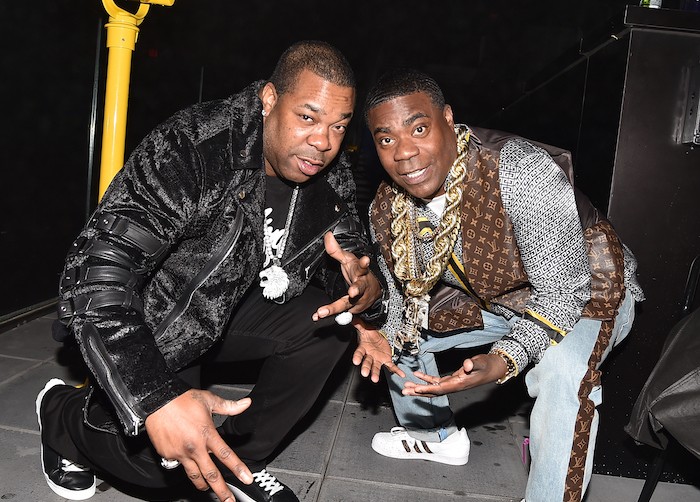 Busta Rhymes and Tracy Morgan at the after party for "The Last O.G." at Westlight, Brooklyn, NY
