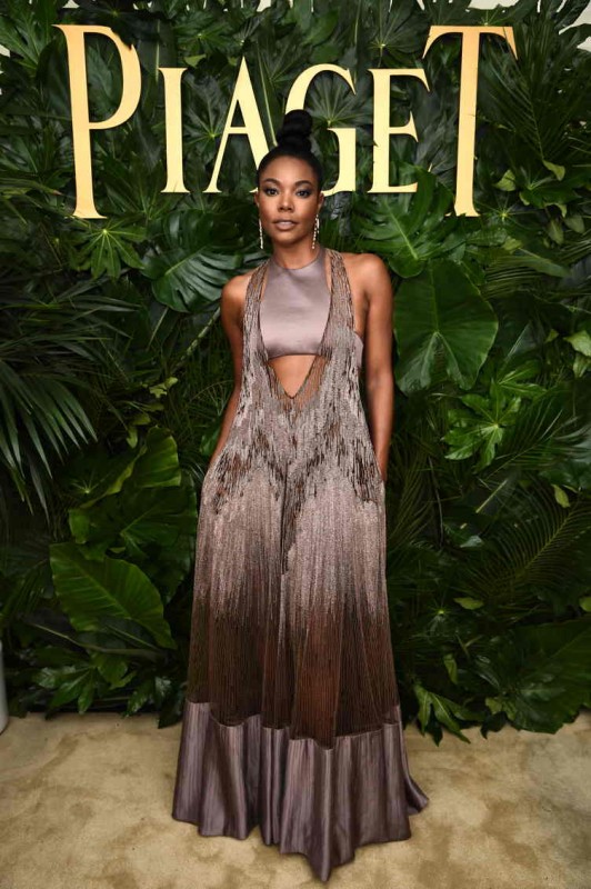 Gabrielle Union attends Piaget Celebrates Independent Film with The Art of Elysium at Chateau Marmont on March 2 