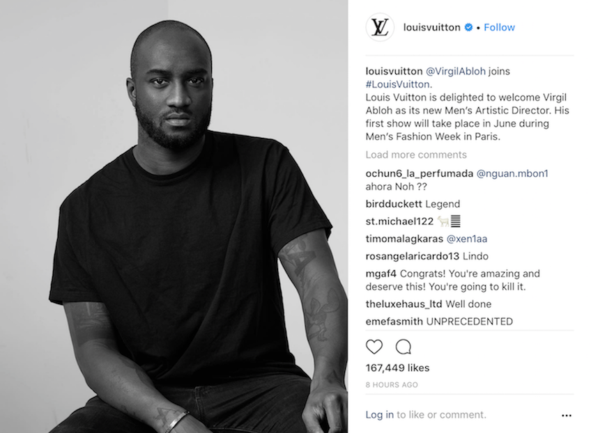 Off-White&#39;s Virgil Abloh Joins Louis Vuitton