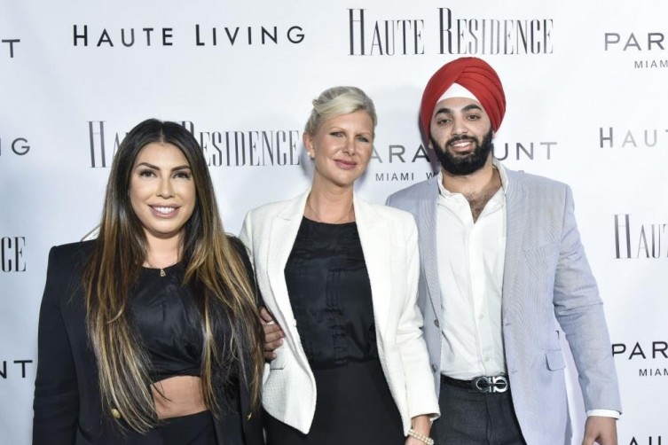 Jaclyn Rosenberg, April Donelson, and Raunaq Singh / Photo by Eugene Gologursky/Getty Images for Haute Living