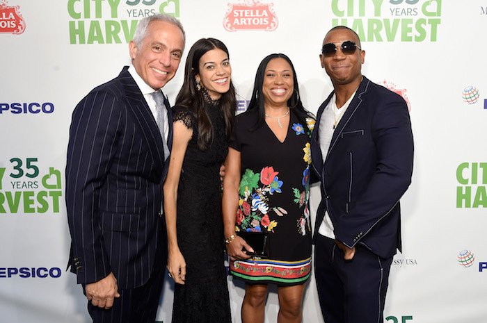 Geoffrey Zakarian, Margaret Zakarian, Aisha Atkins and Ja Rule attend City Harvest's 35th Anniversary Gala at Cipriani 42nd Street on April 24, 2018 in New York City. 