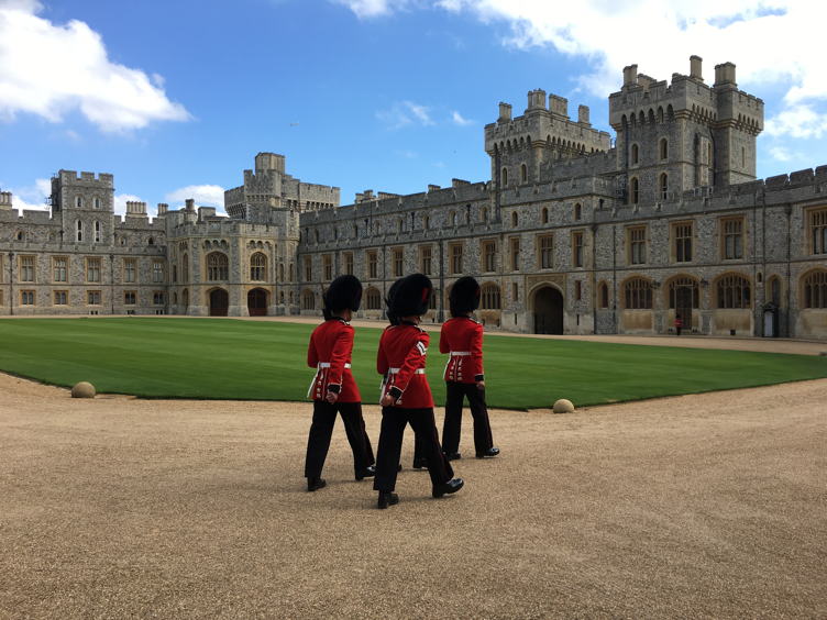 The exterior of Windsor Castle 