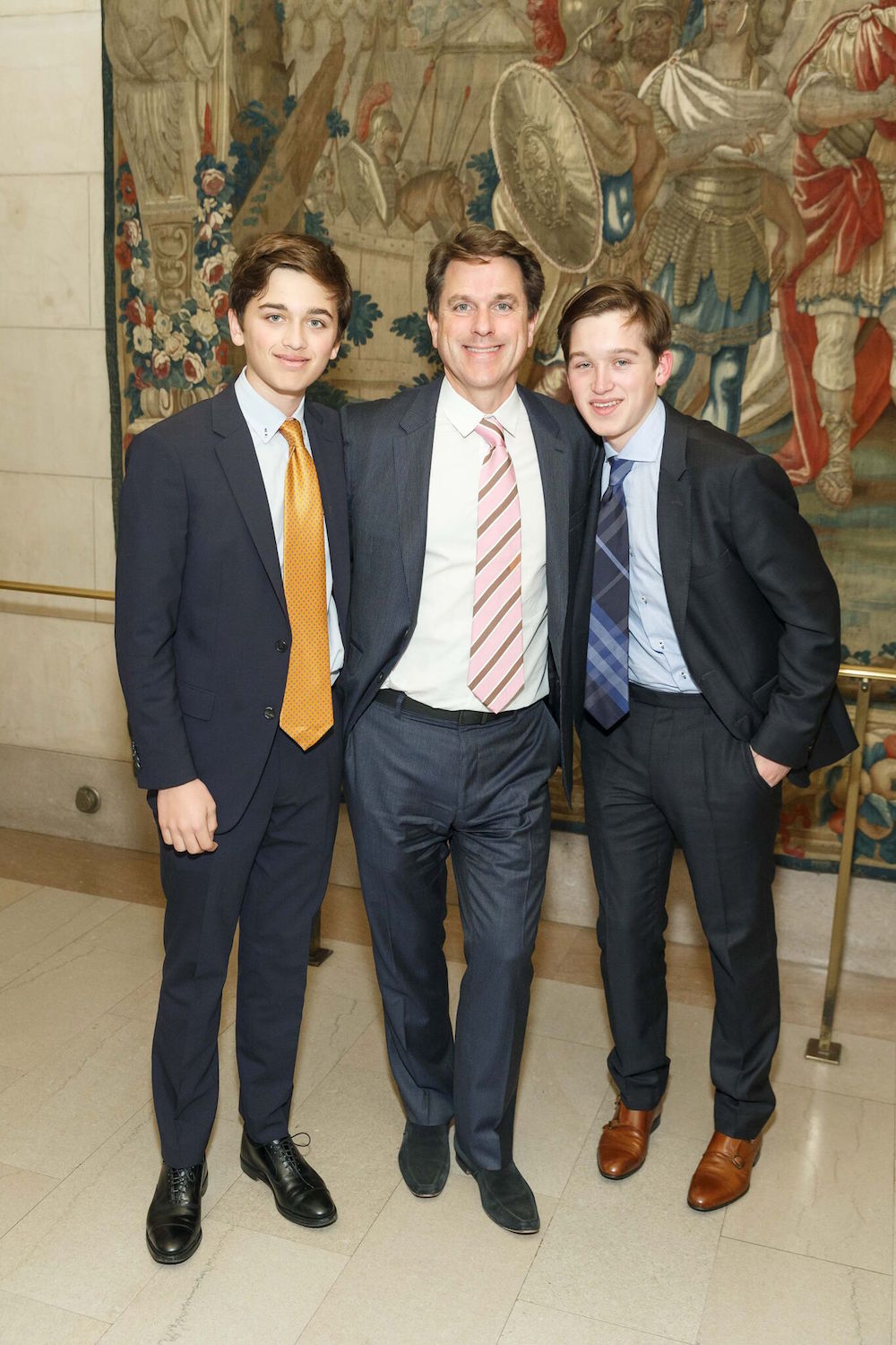 Greg with his sons Benjamin and Sebastian