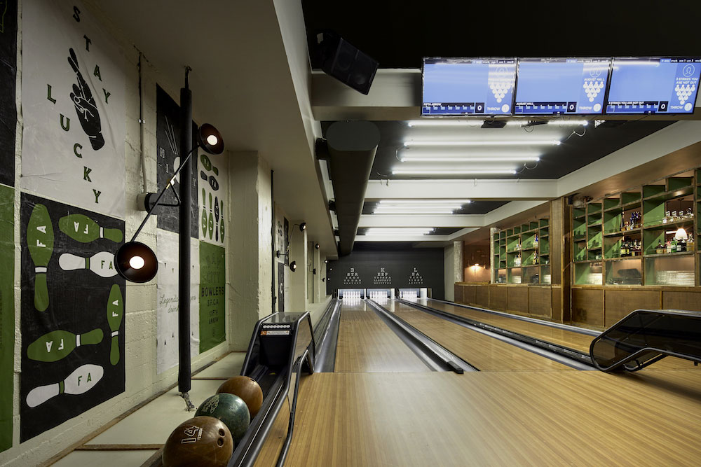 The bowling alley at Fifth Arrow