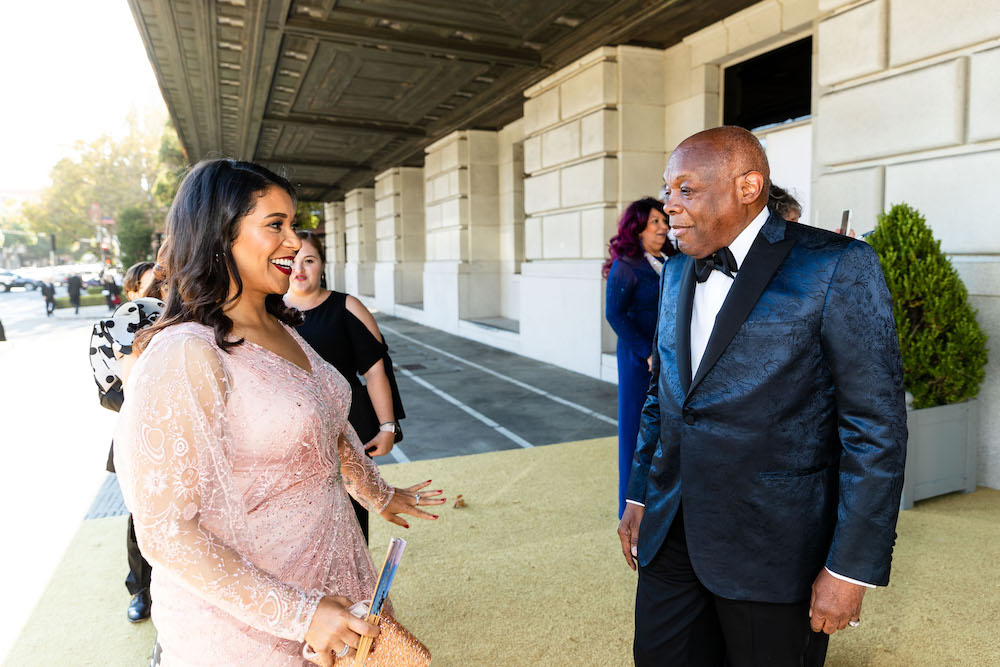 A meeting of mayors! London Breed and Willie Brown