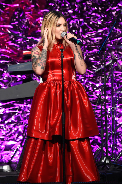 Julia Michaels performs onstage the 2018 Angel Ball hosted by Gabrielle's Angel Foundation at Cipriani Wall Street on October 22, 2018 in New York City.