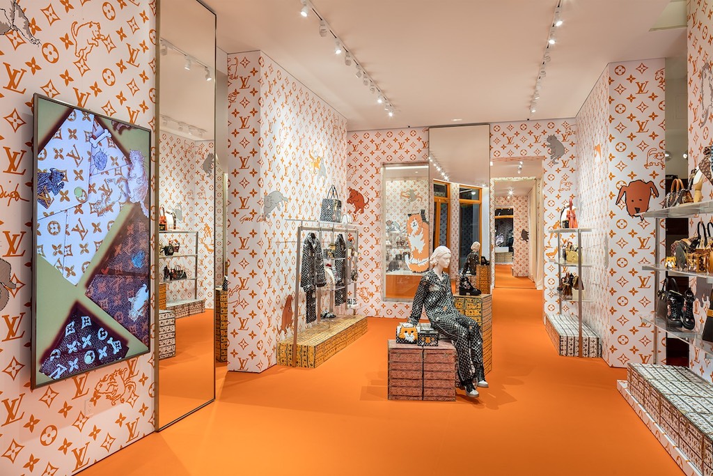 Louis Vuitton shipping containers display pop-up + February edition  Partibox from Particlub
