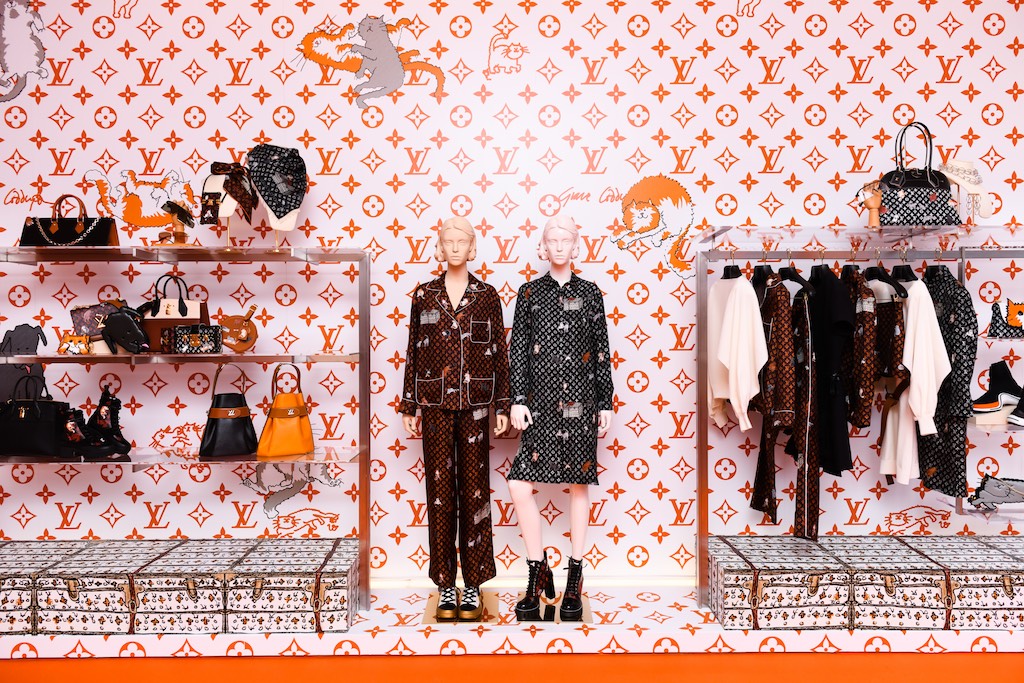 Louis Vuitton x Grace Coddington Launch Party At LV NYC Pop-Up
