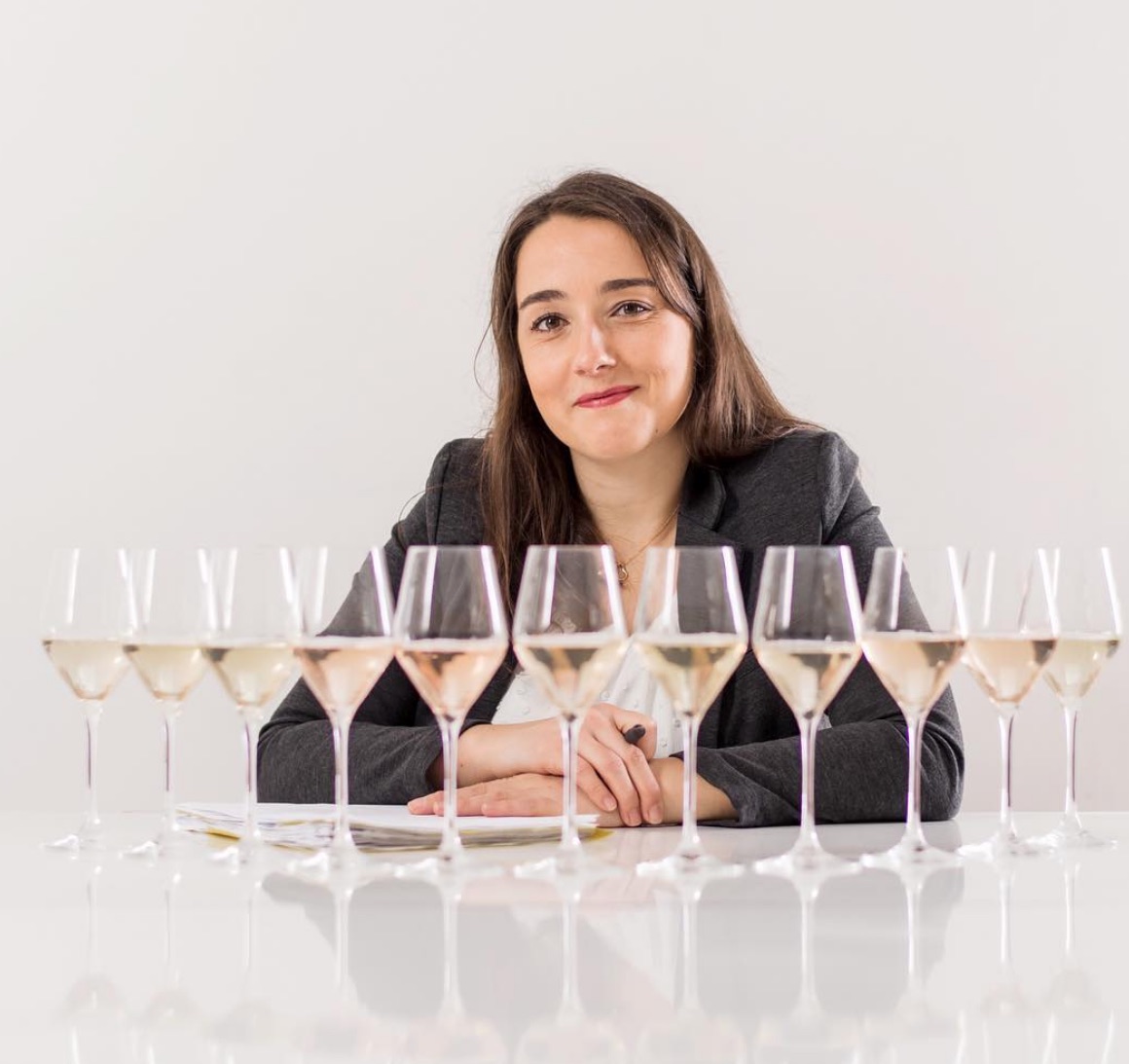 Pauline Lhote blends sparkling wine
