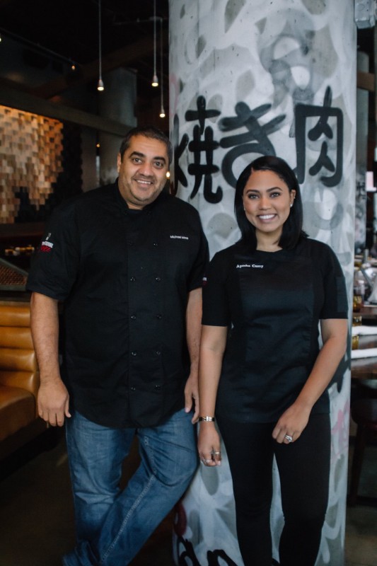 Chef Michael Mina and Ayesha Curry