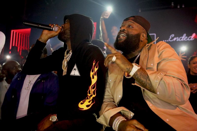 Rick Ross and Meek Mill at Rockwell