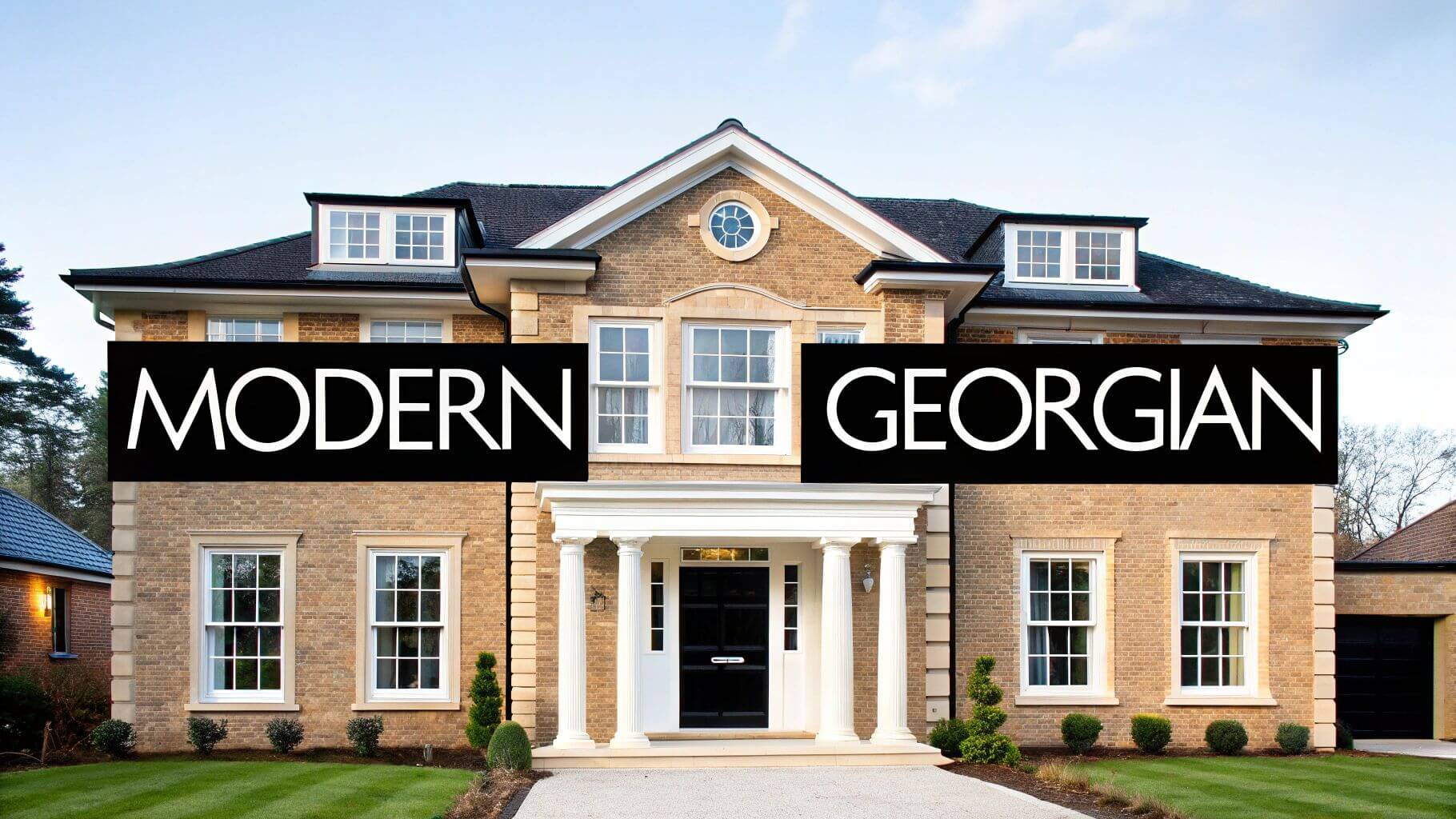 modern georgian style house