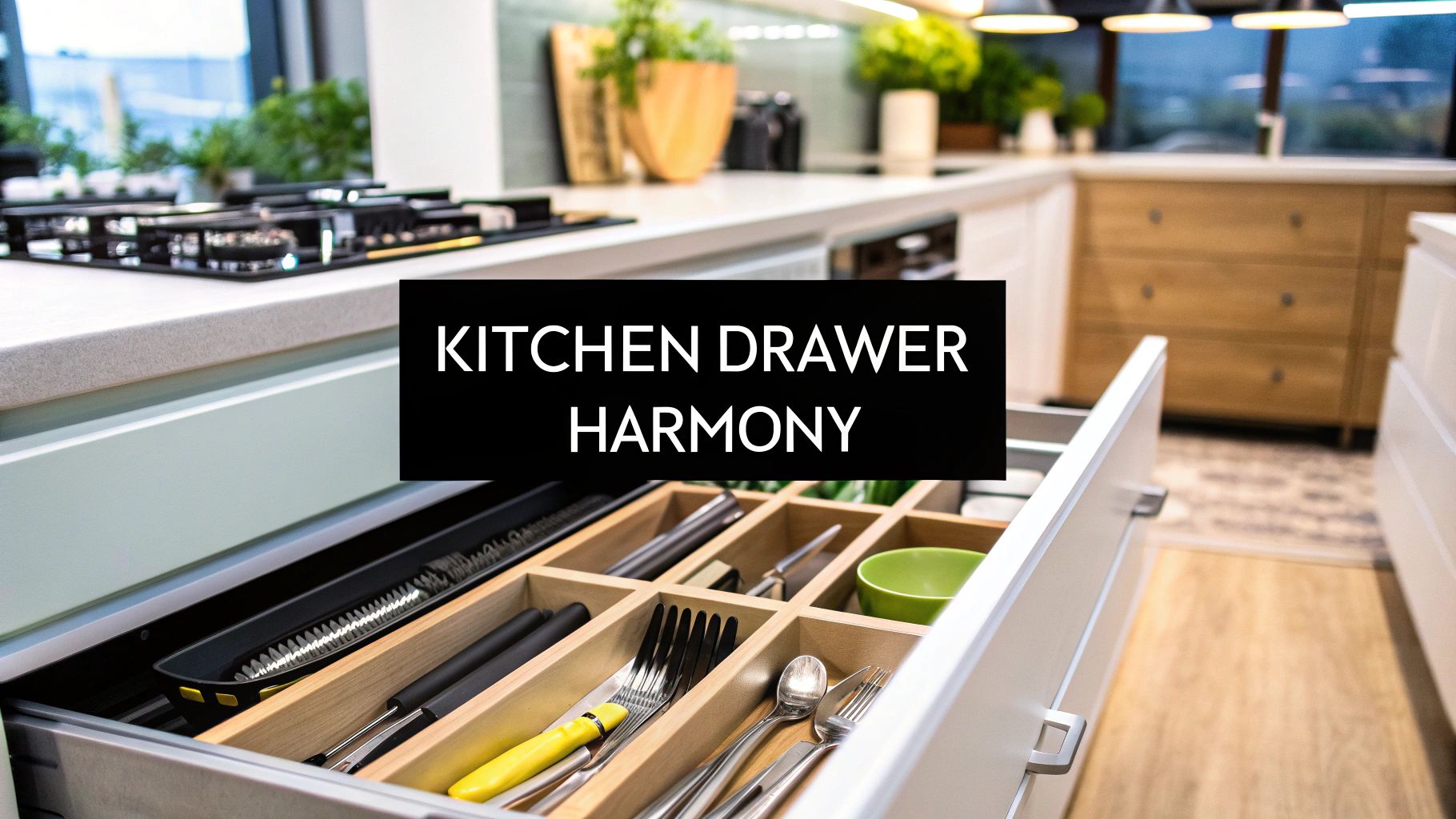 how to arrange kitchen drawers