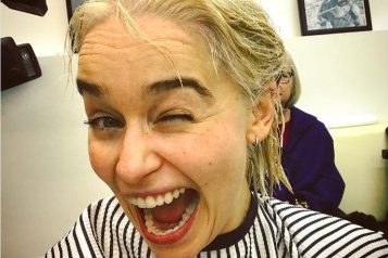 Emilia Clarke Goes Blond, Channeling Khaleesi In Real Life