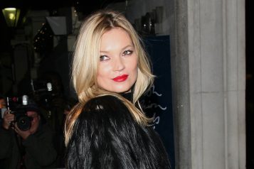 Kate,Moss,Arriving,For,The,2011,British,Fashion,Awards,,At