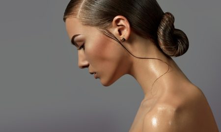 a beauty model posing