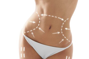 model with flat stomach