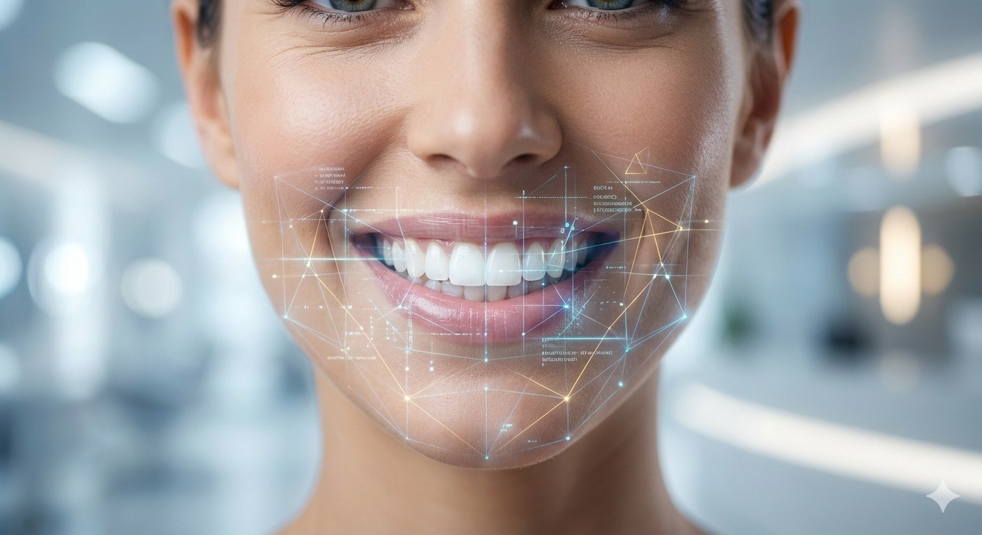 women model smiling analysis