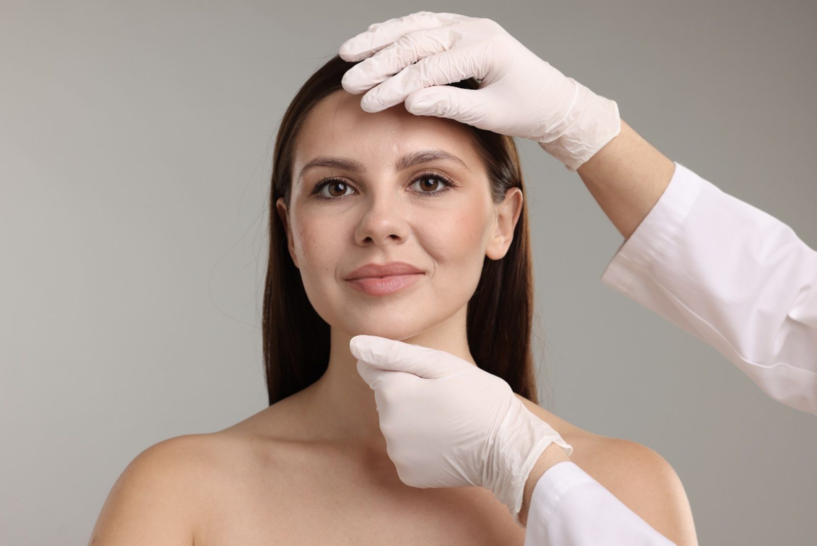 doctor with beauty model