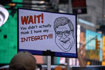 Barr protest