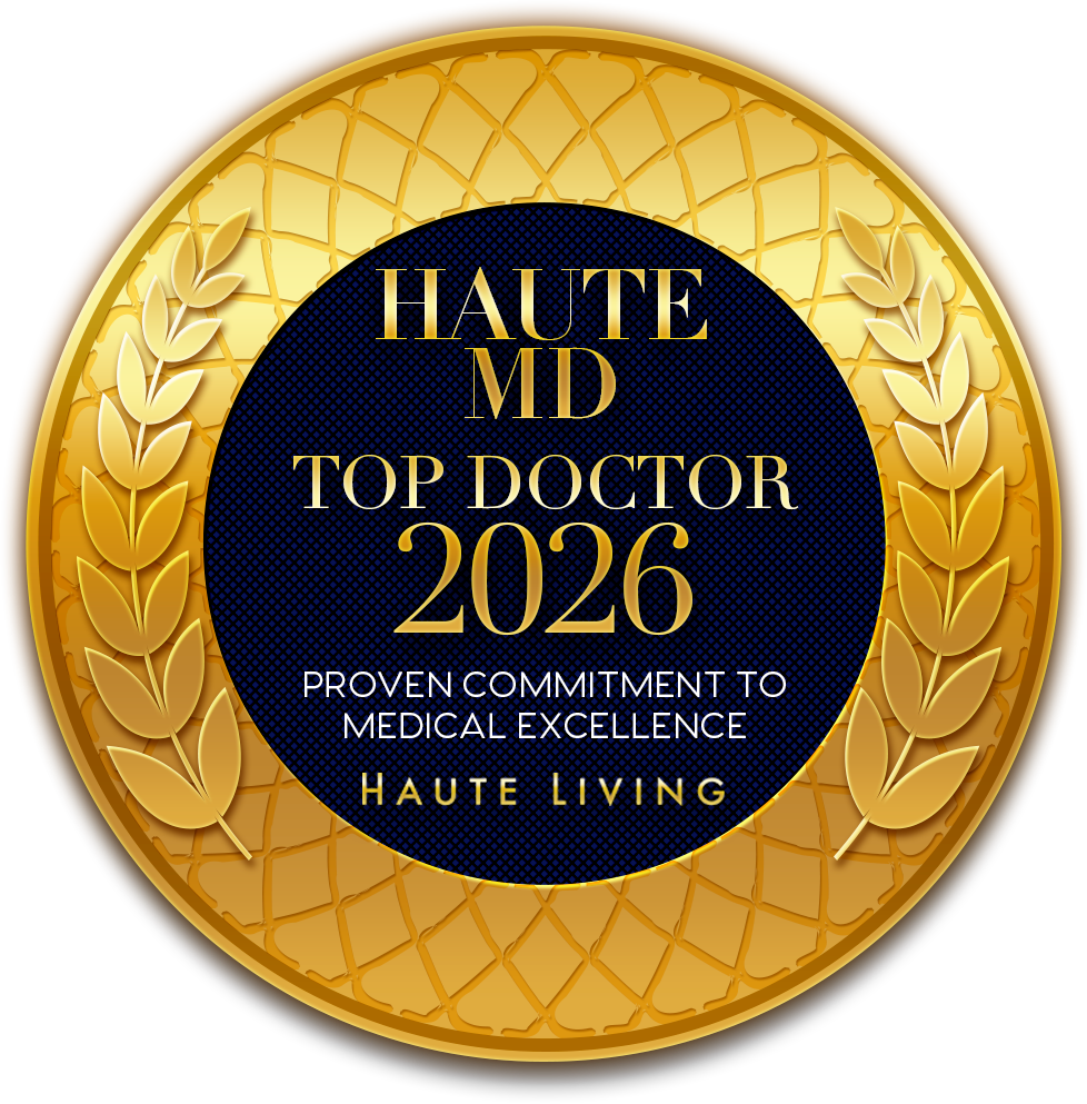Haute MD Top Doctor 2026 — Proven Commitment to Medical Excellence, presented by Haute Living
