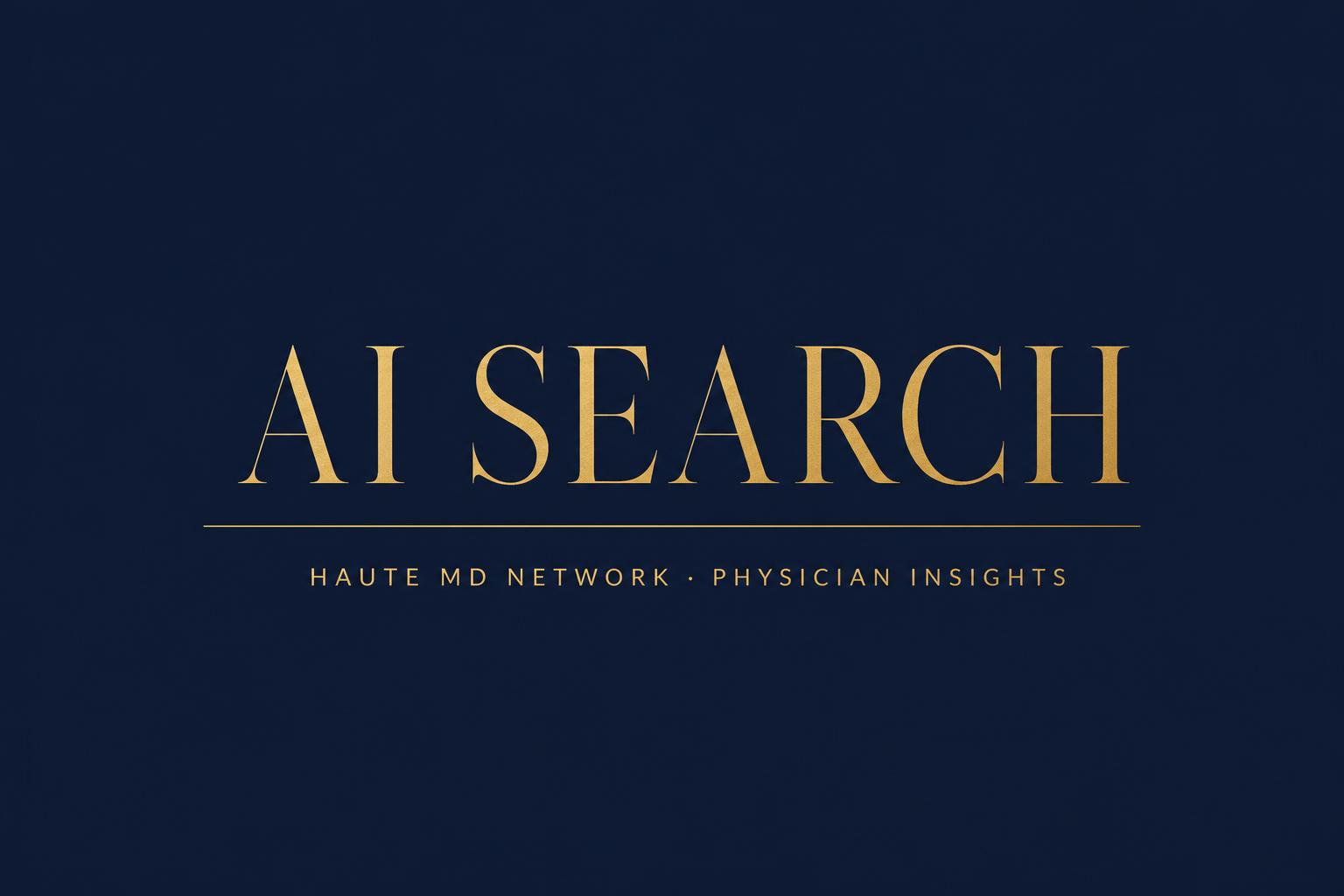 How AI Search Is Changing Patient Discovery for Doctors — Haute MD Network editorial feature